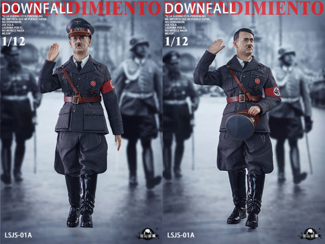 龍山金属】Long Shan Metal LSJS-01A/B 1/12 DOWNFALL Mustache