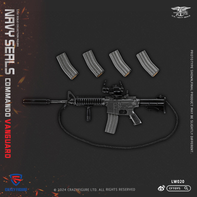 crazyfigure】LW020 1/12 NAVY SEALS Commando Vanguard ネイビー