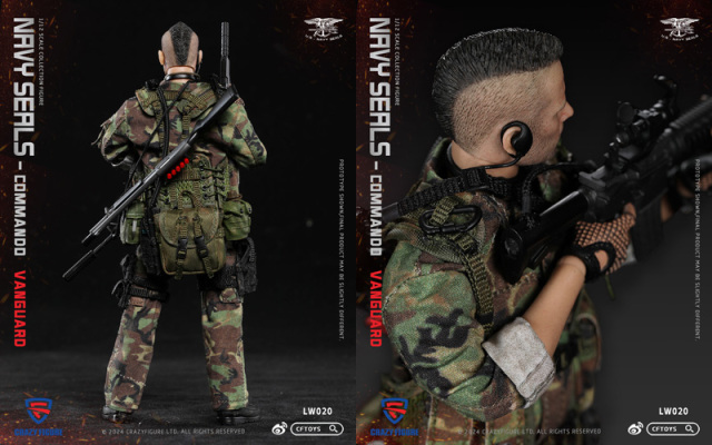 crazyfigure】LW020 1/12 NAVY SEALS Commando Vanguard ネイビー