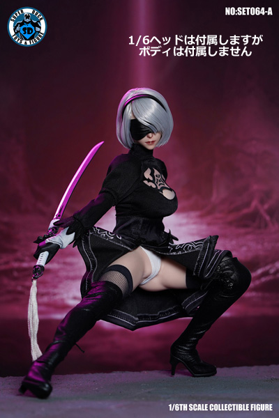 SUPERDUCK】SET064 A 1/6 Sexy Cyborg 2.0A 1/6スケール 女性ヘッド