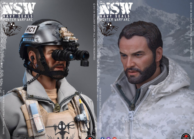 Soldier Story】SS109 1/6 NSW WINTER WARFARE “MARKSMAN” Navy SEALs