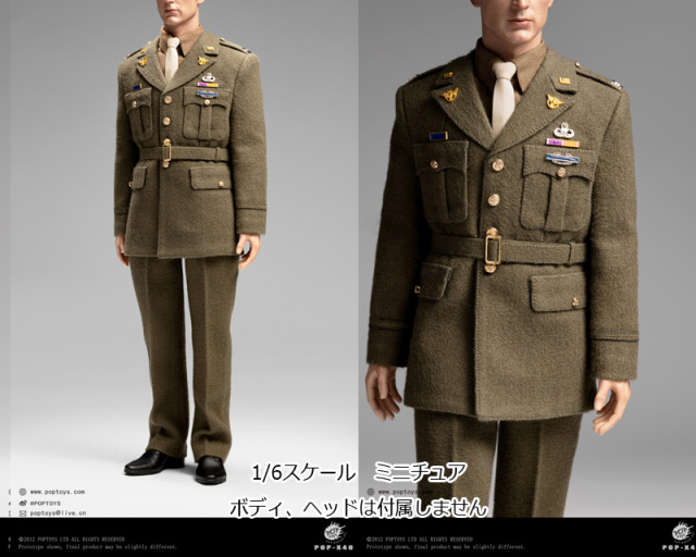 POPtoys】X40 Men's Captain Uniform Suit REMAKE アメリカ軍制服 男性