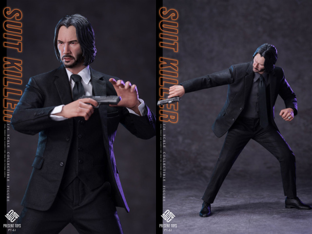 PRESENT TOYS】PT-sp61 1/6 Suit Killer ブラック・スーツ・キラー 1/6
