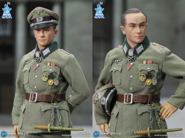 DID】XD80027 1/12 WW2 German Panzer Commander-Otto Carius WW2