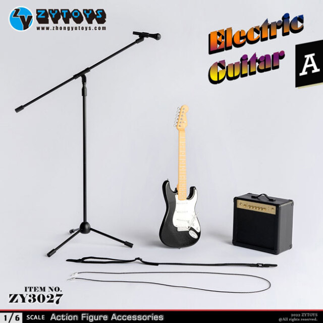 ZYTOYS】ZY3027 ABCD 1/6 Electric Guitar エレキギター＆アンプ