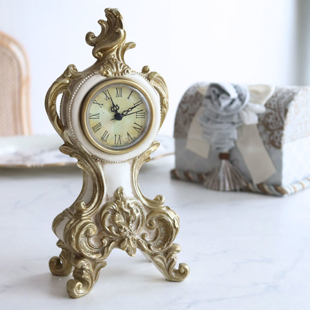 置時計 トール ロココ調 ヨーロピアンプリンセス｜姫系インテリア 雑貨