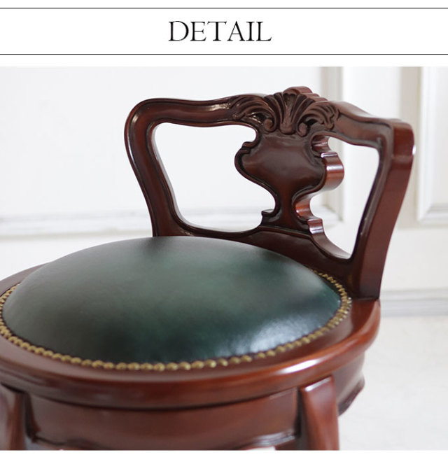 回転式 背付きラウンドチェア ブラウン｜おしゃれ家具通販 Y-KAGU