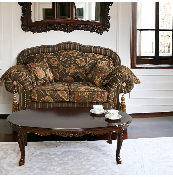 アンティーク調 センターテーブル 幅117cm｜おしゃれインテリア 家具