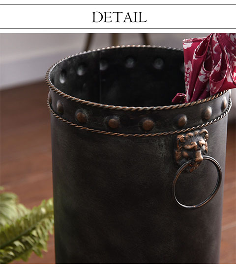 ヨーロピアンスタイル ライオンハンドル アンブレラスタンド（傘立て