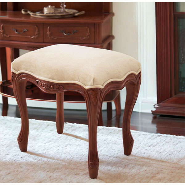 アンティーク調 ドレッシングスツール｜Y-KAGU(輸入家具屋さん.com)