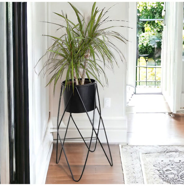 おしゃれなガーデニングファニチャー アイアン製 プランタースタンド