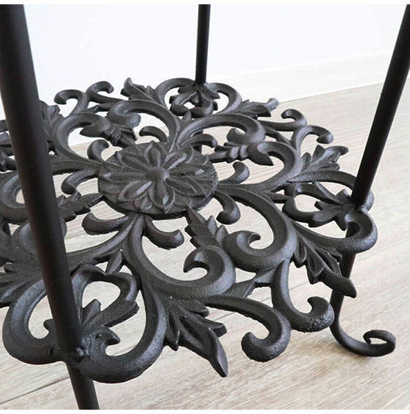 アイアン製 アンティーク調 フラワースタンド（花台） プランター