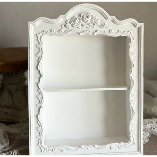 アンティーク シャビーシック ウォールシェルフ ディスプレイラック