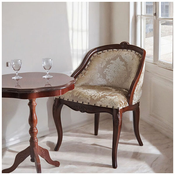 コンパクトチェア バニティチェア ブラウン｜おしゃれ家具通販 輸入