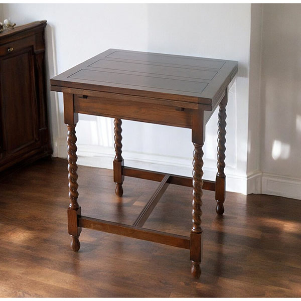 アンティークリプロダクト 伸長式ダイニングテーブル(60-100cm) 【送料