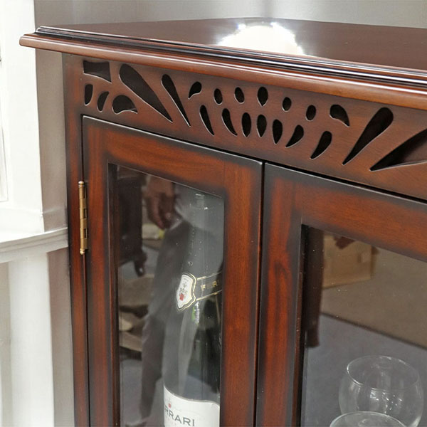 マリナカッシーリ アンティーク調 コンパクトショーケース（本棚・食器