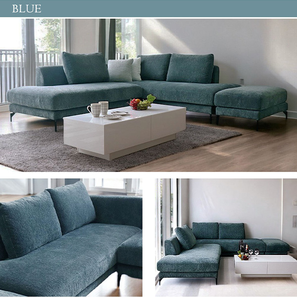 洗えるカバーリング フローレンス・L字型 コーナーソファ｜Y-KAGU(輸入