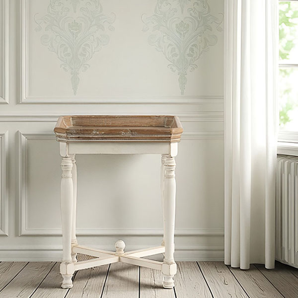 シャビーシック フレンチスタイル サイドテーブル 幅51cm｜Y-KAGU(輸入