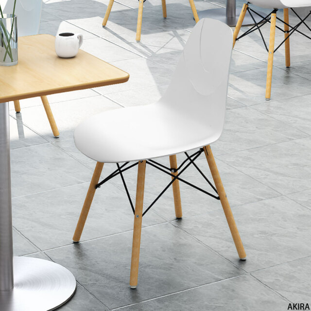 カフェチェア ダイニングチェア おしゃれ 木脚 デザインチェア