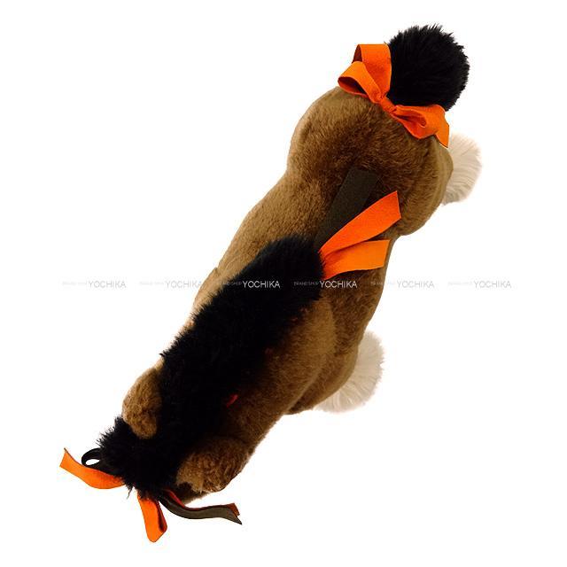 HERMES エルメス ぬいぐるみ エルミー PPM 馬 ナチュラル アクリル