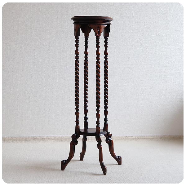 イギリス アンティーク調 フラワースタンド/花台/キャンドルスタンド