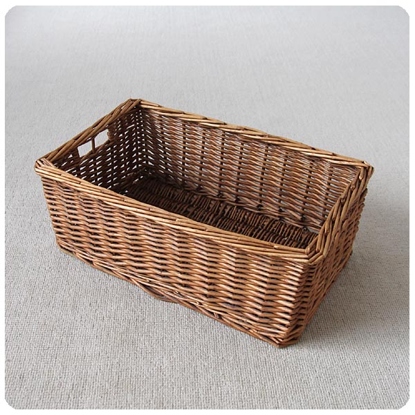 イギリス アンティーク バスケット ピクニックバスケット かご 籐