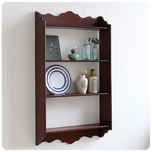 イギリス アンティーク調 プレートラック Bradley 壁掛け ウォール