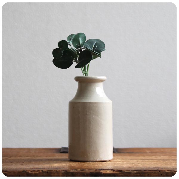 イギリス アンティーク 陶器ボトル/容器/ポット/インテリア雑貨