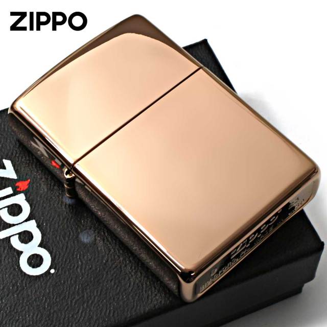 Zippo ジッポー 無地 ローズゴールド 鏡面 ポリッシュ High Polish