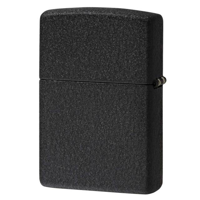 Zippo ジッポー 無地 ブラック クラッカル Black Crackle 236 メール便