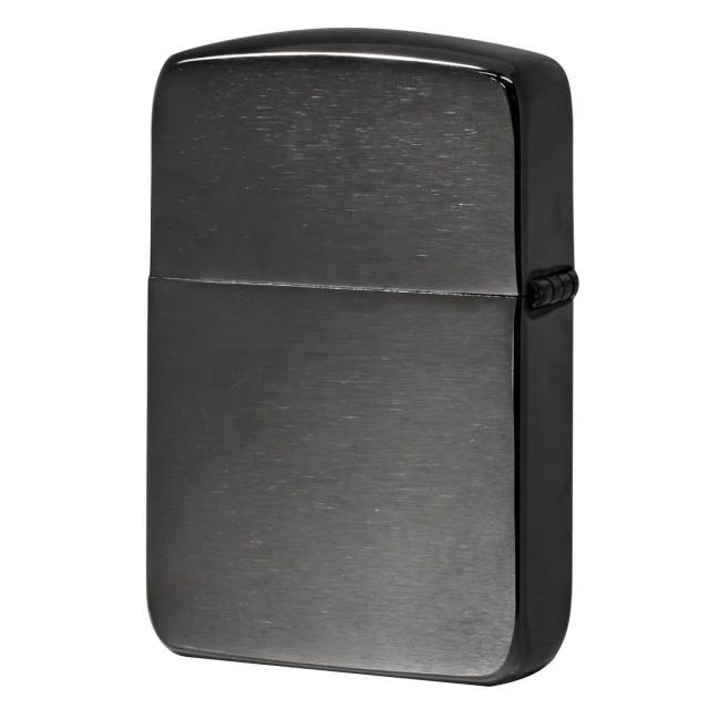 Zippo ジッポー 1941レプリカ 無地 ブラックアイス Black Ice つや消し