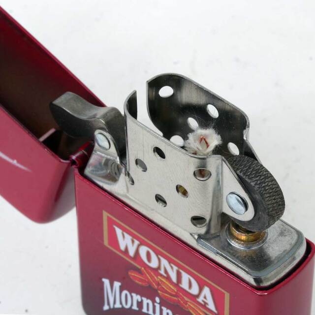 絶版/ヴィンテージ Zippo ジッポー 中古 2004年製造アサヒ飲料 WANDA