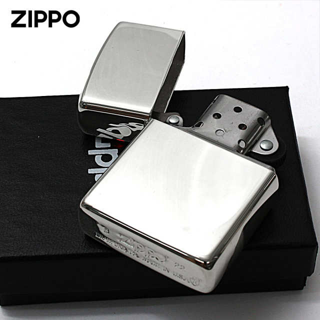 Zippo ジッポー アーマー 無地 100 ミクロン ＃162 ミラー 鏡面
