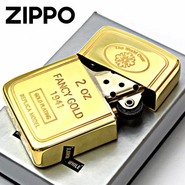 Zippo ジッポー 1941レプリカ インゴット 金メッキ ゴールドプレート