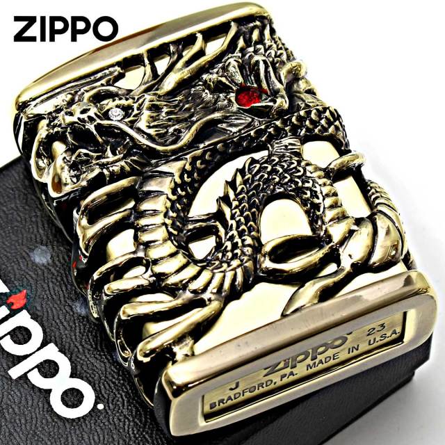 Zippo ジッポー フルメタル ジャケット 天龍 ドラゴン 二 TR-BSF