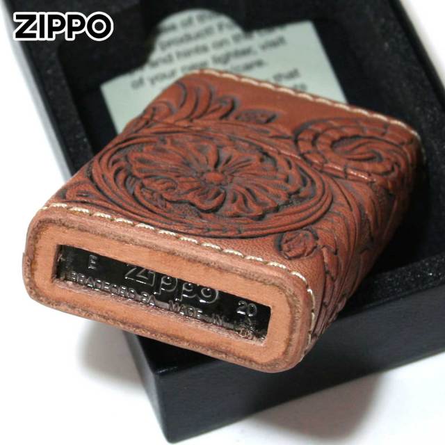Zippo ジッポー 革巻き レザー ワークス カオス Leather Works CHAOS