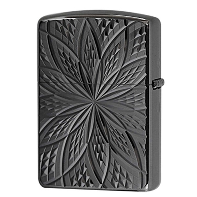 Zippo ジッポー アーマー ダイヤモンドカット ブラック 両面加工 ARMOR