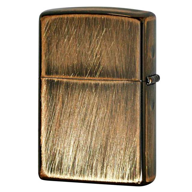 Zippo ジッポー ユーズド ダメージ ブラウン ユーズドペインティング