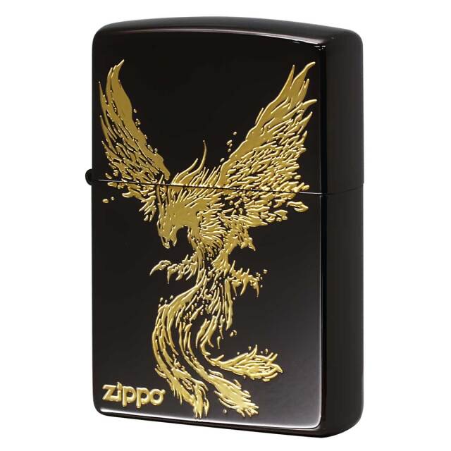 Zippo ジッポー フェニックス 鳳凰 PHOENIX ブラック 2BKG-PHX｜Zippo