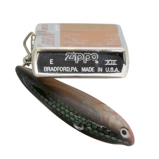 絶版/ヴィンテージ Zippo ジッポー 中古 1997年製造FISH ON! LIMITED A