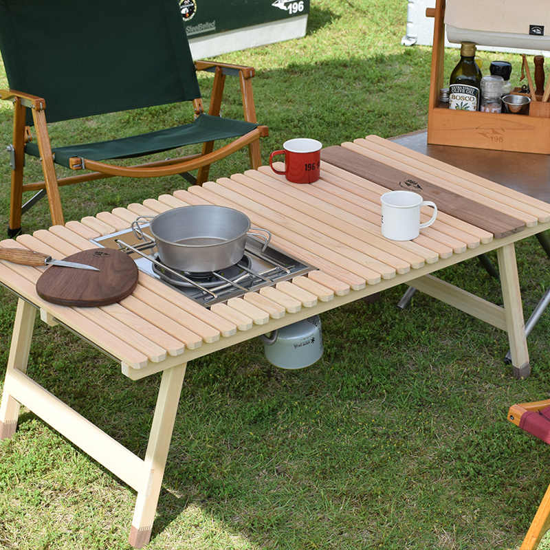 受注生産】バーナーテーブル KUROSON370Bの通販｜【196】ひのき・木製