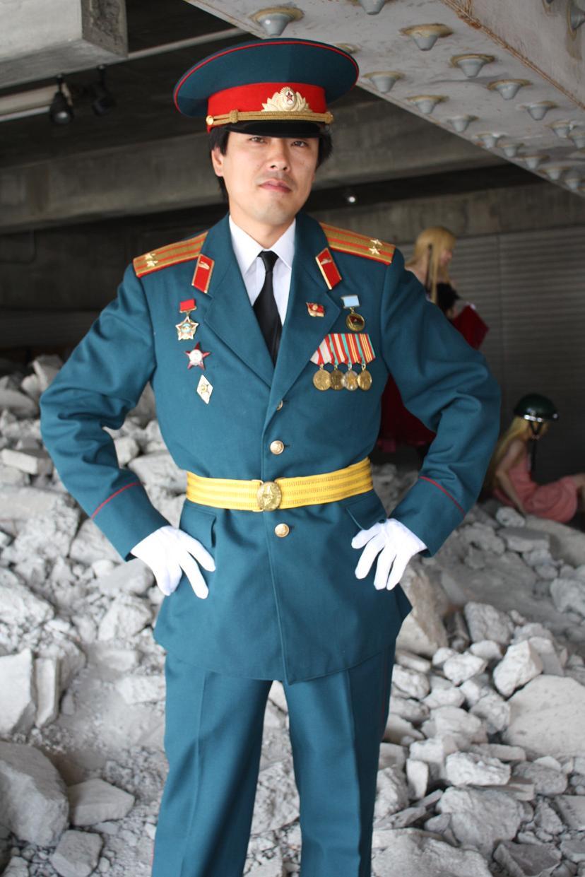 ソ連？ 軍服 制服 3点セット ソ連軍 佐官制服セット ④ ⁄ S＆Graf フル