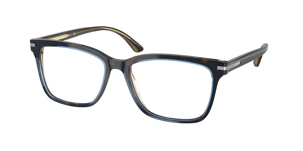 Prada PR 14WV ZXH1O1 Blue Tortoise Eyeglasses | SmartBuyGlasses US