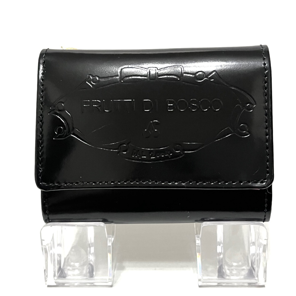 フルッティ ディ ボスコ/3つ折り財布/メゾ オリヴィア/黒/型番：103813