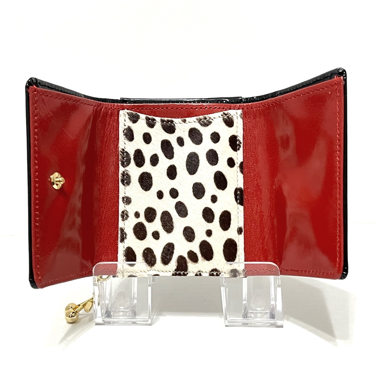 フルッティ ディ ボスコ/3つ折り財布/メゾ オリヴィア/黒/型番：103813