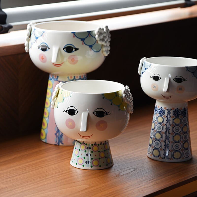 EVA flower pot【イエロー】エヴァ フラワーベース BJORN WIINBLAD