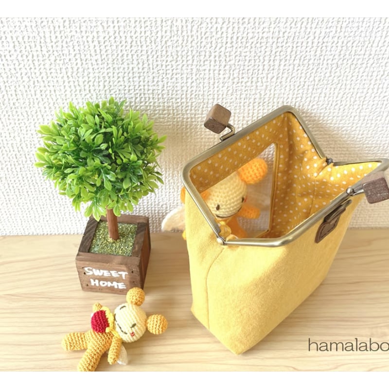 KT-2140】ミニサイズ版！推しぬい用がま口ポーチ(ショルダー可能)の