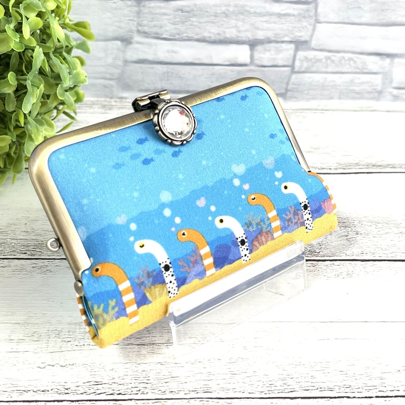 KT-2101】縫わずに作れる！横型がま口ミラーケース(立て鏡＆手鏡)の