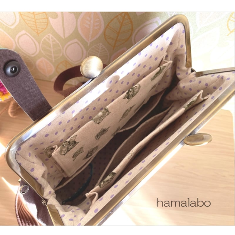 9月30日販売開始！【KT-2128】がま口リュック(丸型)の型紙＆レシピ