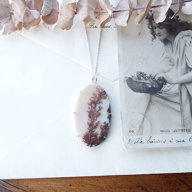 デンドリティックアゲートのネックレス | Namikata